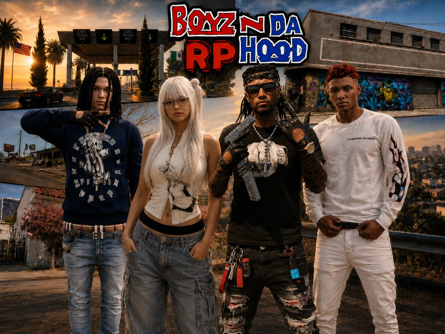The Boyz n Da Hood RP server build